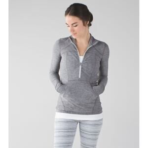 Lululemon Define Pullover Heathered Slate Gray 6